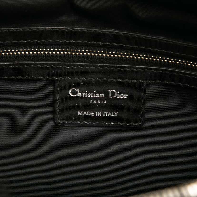 Dior Large Iridescent Fabric Cannage Lady Dior Black Polyester Good condition - Box View