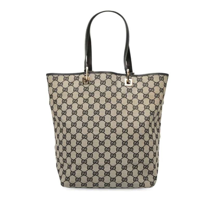 Gucci GG Canvas Tote Brown Canvas Good condition - Front View