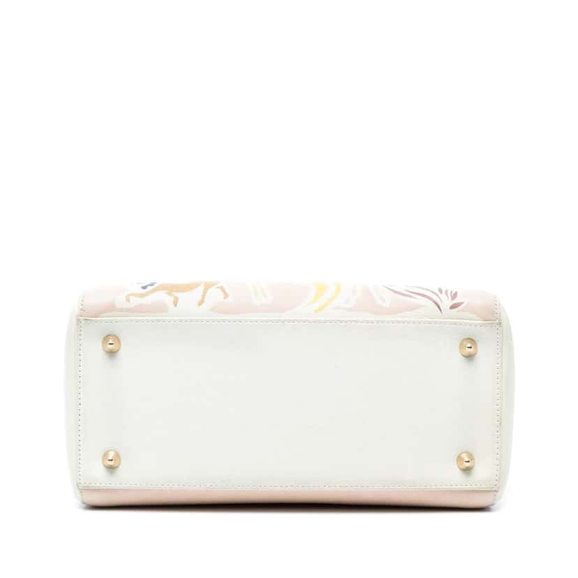 Dior Medium Calfskin Fairy Tale Lady Dior Pink Leather Good condition - Inside View