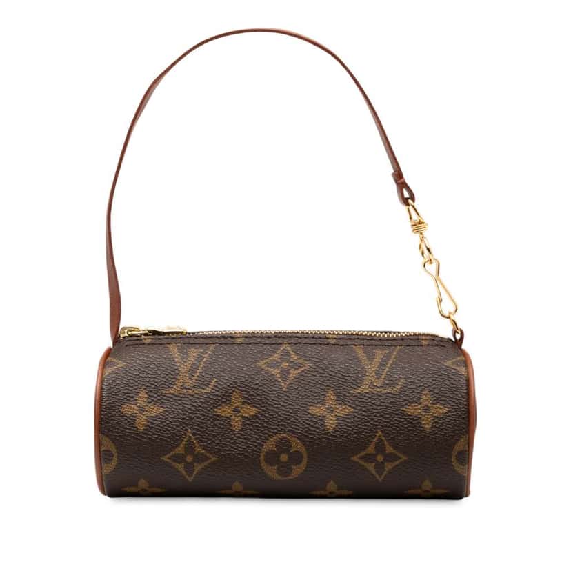 Louis Vuitton Monogram Papillon Pochette Brown Good condition - Front View