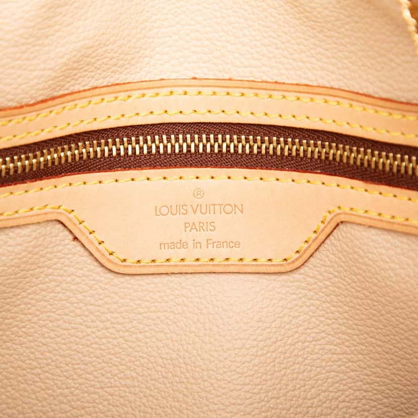 Louis Vuitton Monogram Petit Bucket Brown Good condition - Box View