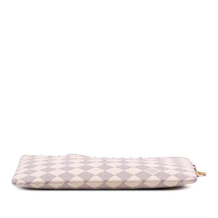 Louis Vuitton Damier Azur City Pouch White Canvas Good condition - Inside View