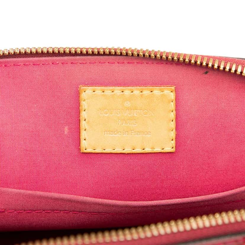 Louis Vuitton Monogram Vernis Alma BB Red Leather Good condition - Box View