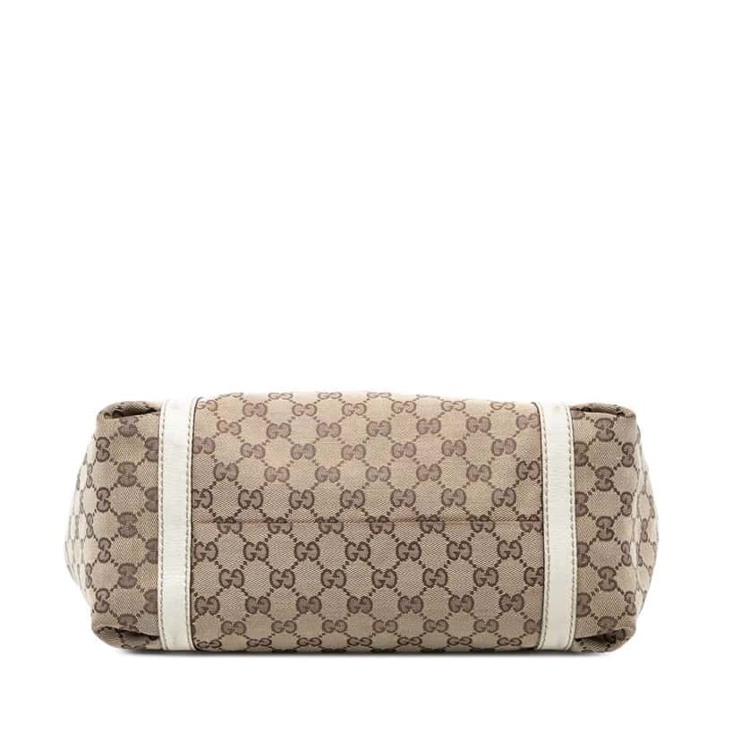 Gucci GG Canvas Web New Ladies Tote Brown Canvas Good condition - Inside View