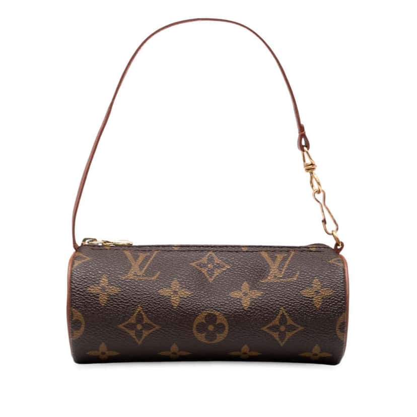 Louis Vuitton Monogram Papillon Pochette Brown Good condition - Front View