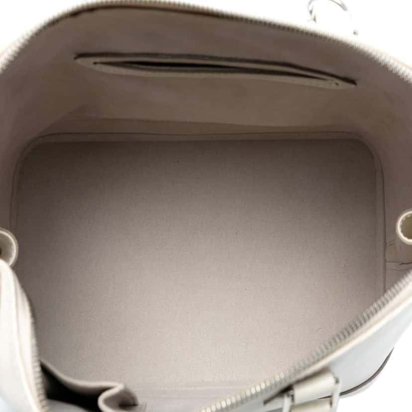 Louis Vuitton Epi Alma PM White Leather Good condition - Model View
