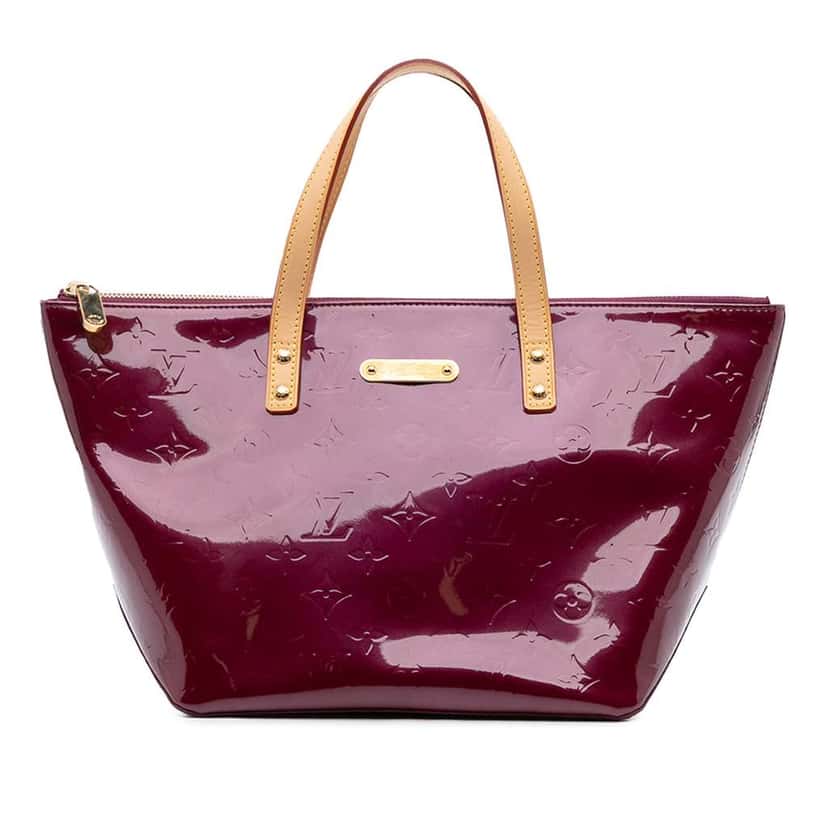 Louis Vuitton Monogram Vernis Bellevue PM Purple Leather Good condition - Front View