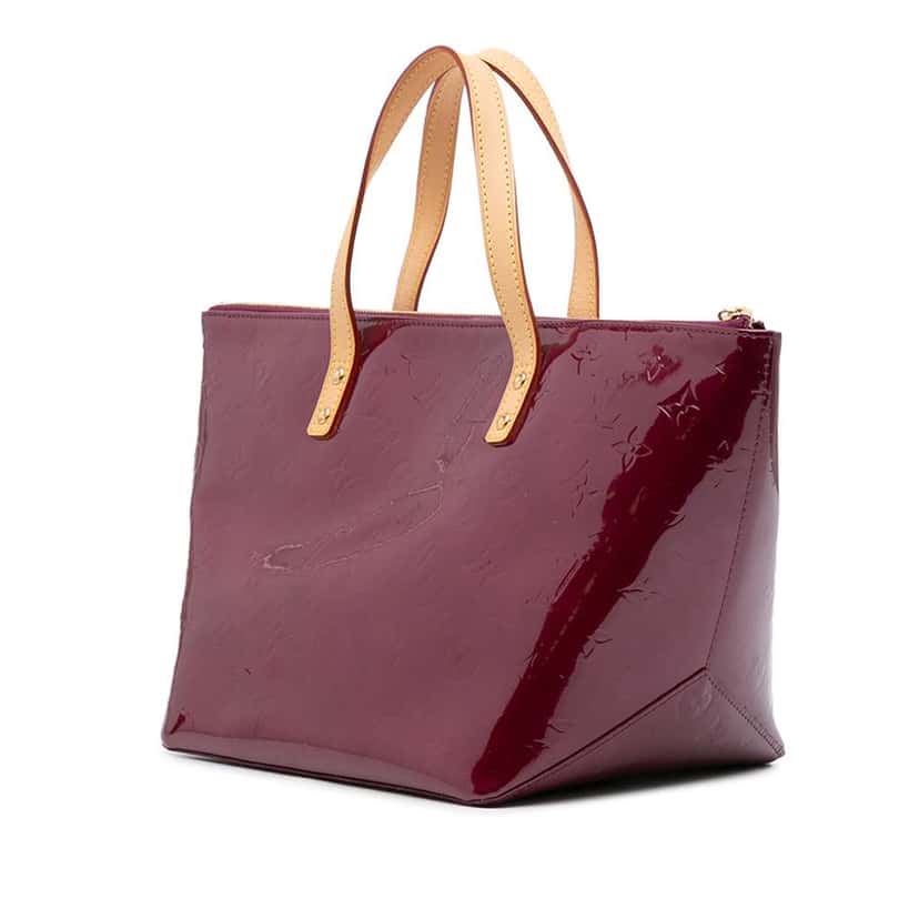 Louis Vuitton Monogram Vernis Bellevue PM Purple Leather Good condition - Back View