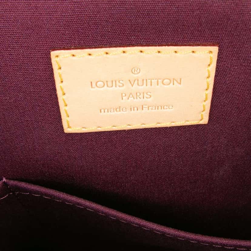 Louis Vuitton Monogram Vernis Bellevue PM Purple Leather Good condition - Box View