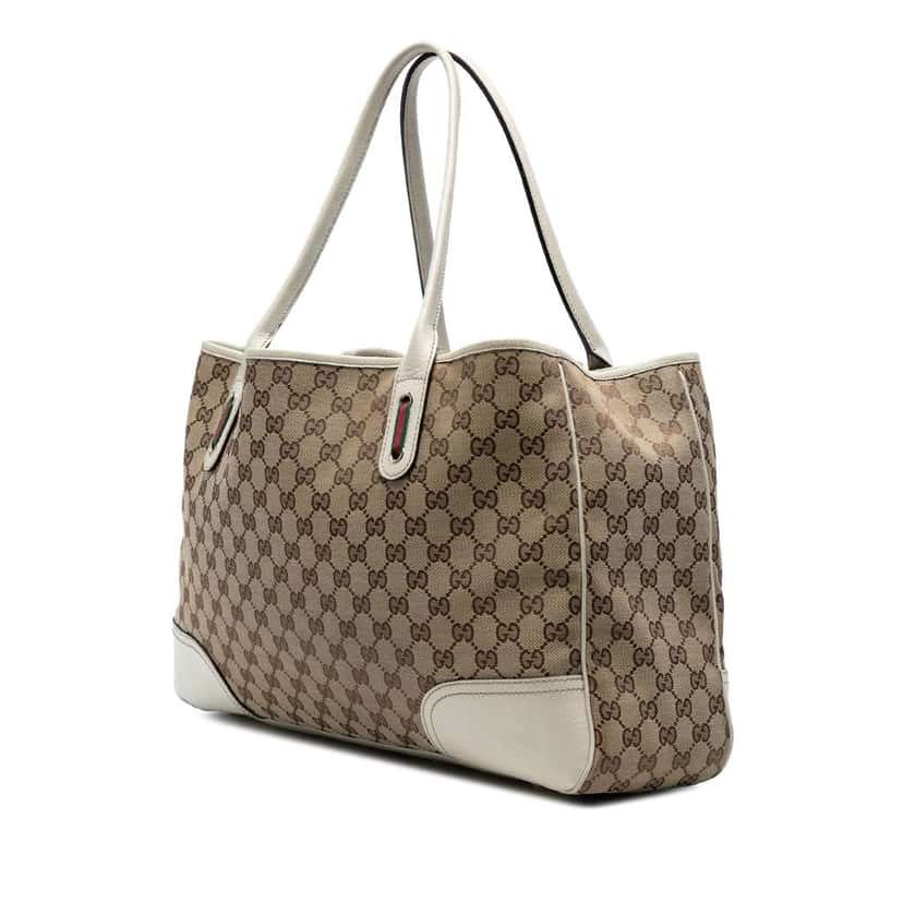 Gucci GG Canvas Princy Tote Brown Canvas Good condition - Back View