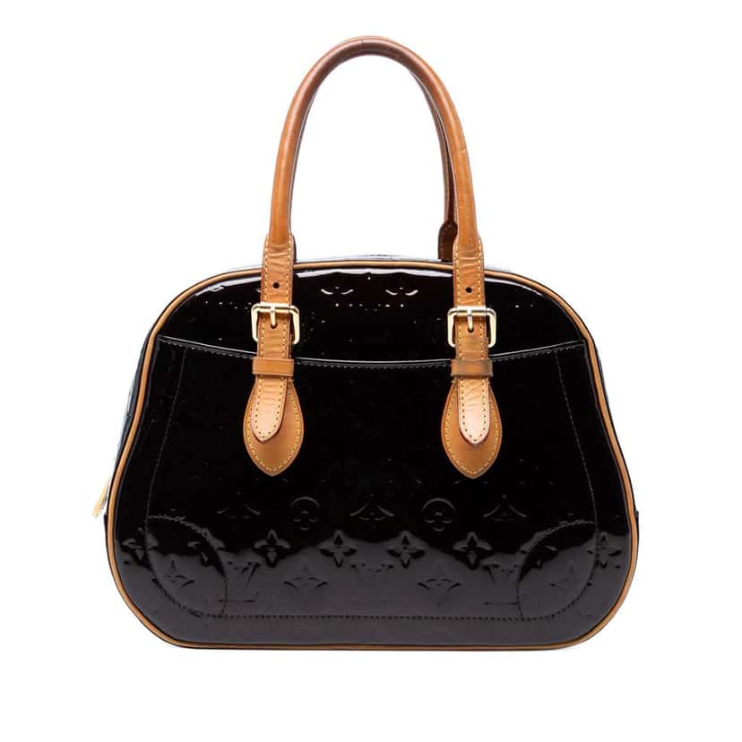 Louis Vuitton Monogram Vernis Summit Drive Purple Leather Good condition - Front View