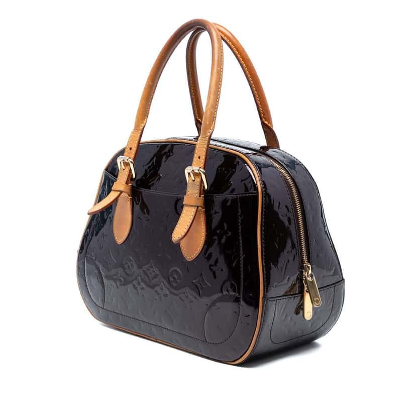 Louis Vuitton Monogram Vernis Summit Drive Purple Leather Good condition - Back View