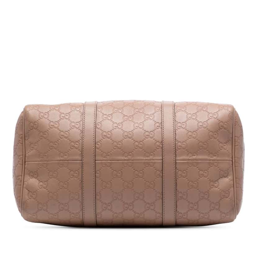 Gucci Medium Guccissima Joy Boston Bag Pink Leather Good condition - Inside View