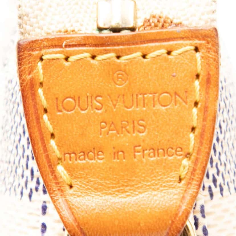 Louis Vuitton Damier Azur Mini Pochette Accessoires White Good condition - Box View