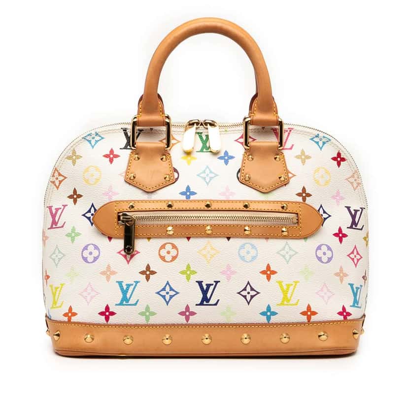 Louis Vuitton Monogram Multicolore Alma PM White Good condition - Front View