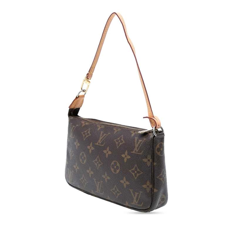 Louis Vuitton Monogram Pochette Accessoires Brown Good condition - Back View