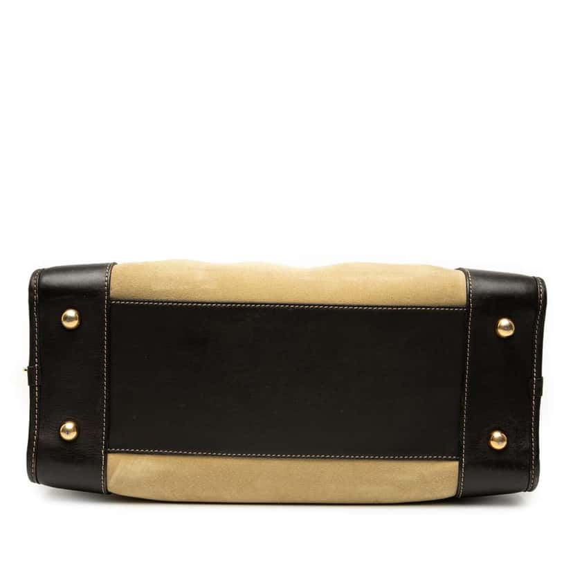 Loewe Tricolor Suede Amazona 36 Brown Leather Good condition - Inside View