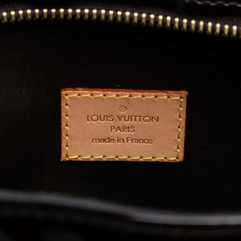Louis Vuitton Monogram Vernis Brentwood Purple Leather Good condition - Box View