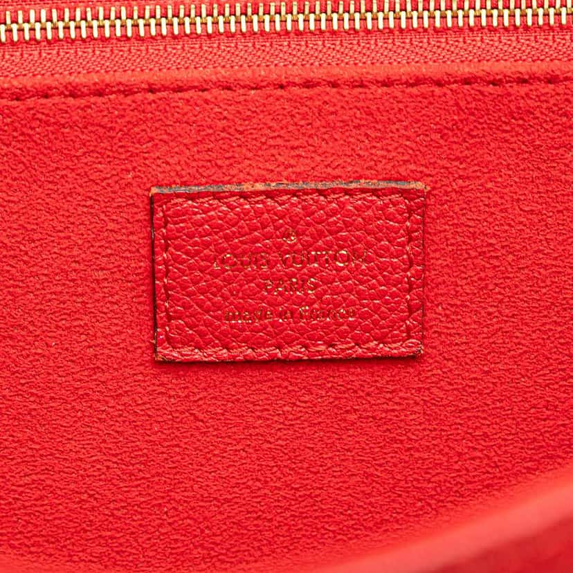 Louis Vuitton Monogram Empreinte Saint Germain PM Red Leather Good condition - Box View