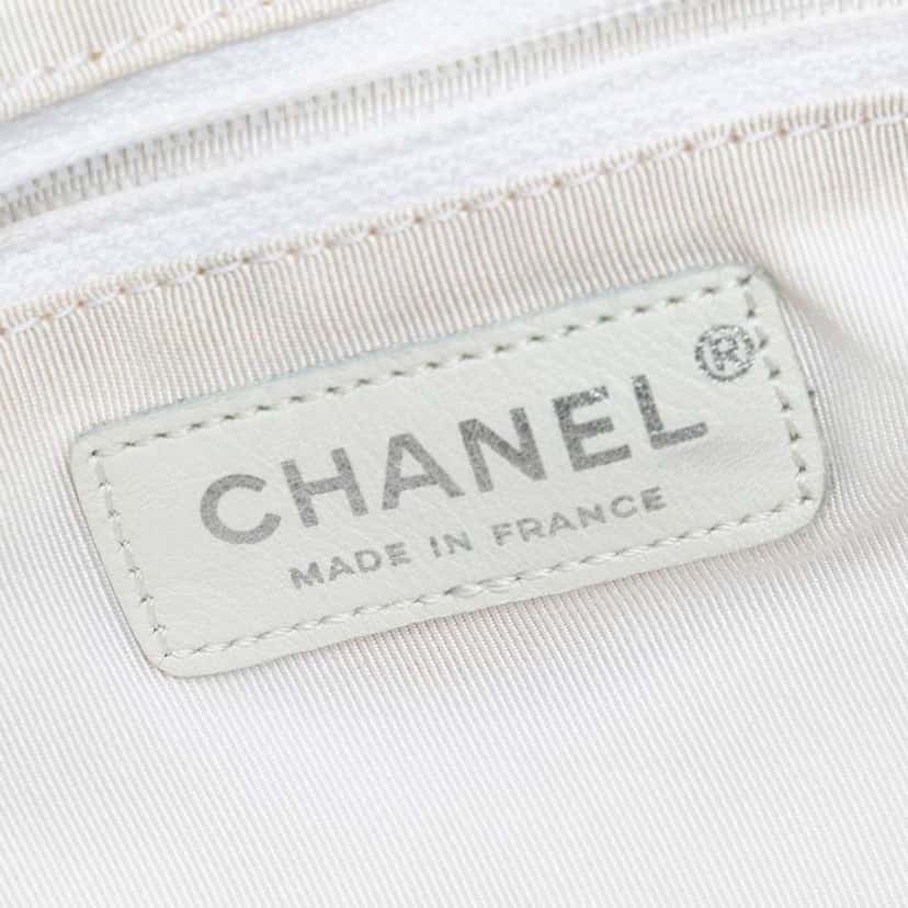 Chanel Tweed Boucle Knitting Top Handle Bag Pink Tweed Good condition - Box View