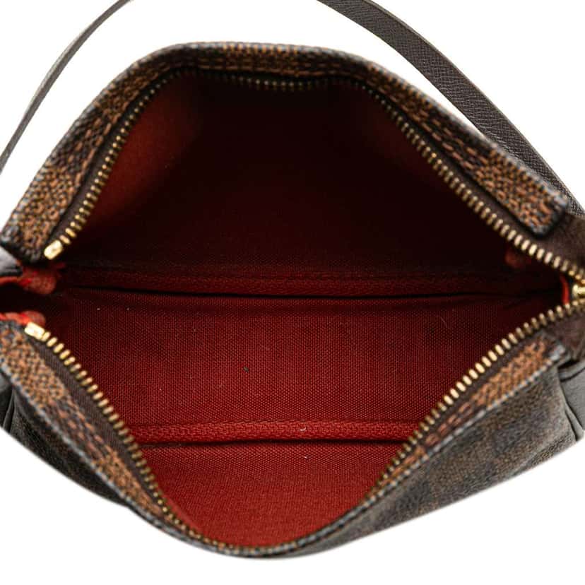 Louis Vuitton Damier Ebene Trousse Pochette Brown Canvas Good condition - Model View