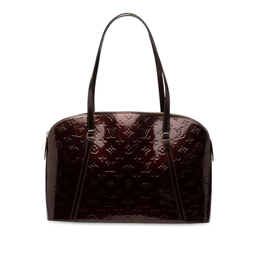 Louis Vuitton Monogram Vernis Avalon Purple Leather Good condition - Front View