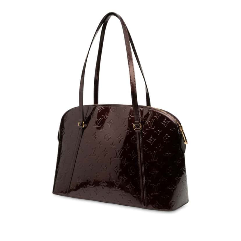 Louis Vuitton Monogram Vernis Avalon Purple Leather Good condition - Back View