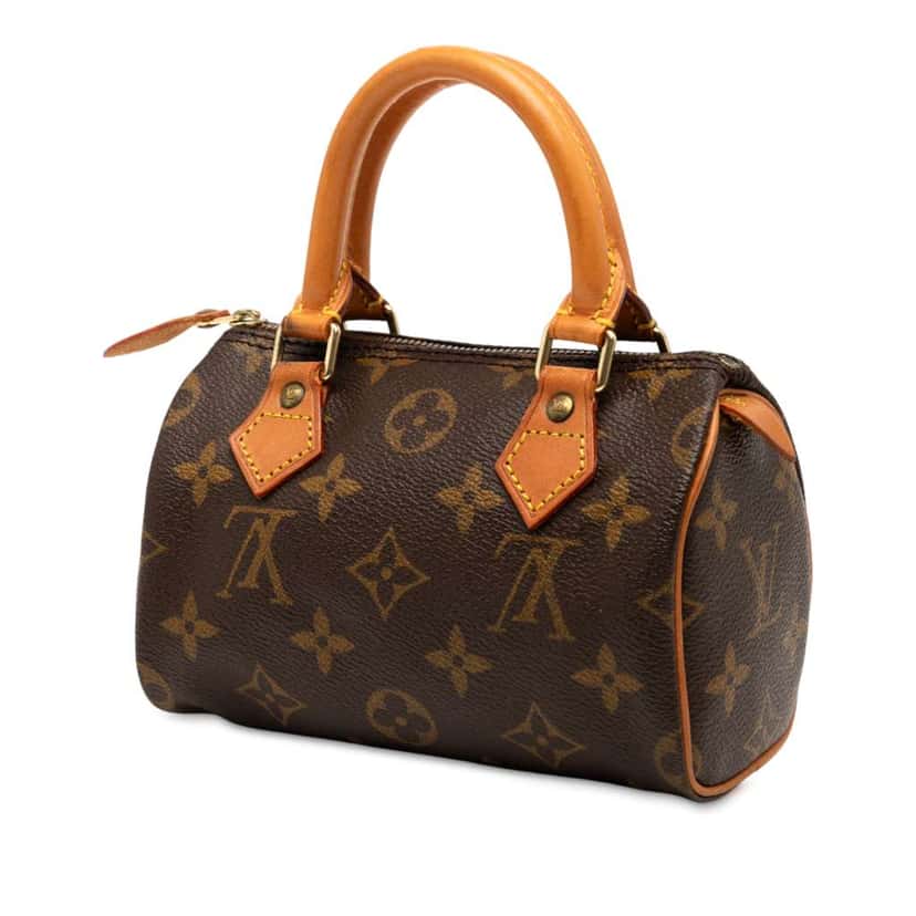 Louis Vuitton Monogram Mini Speedy HL Brown Good condition - Back View