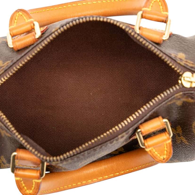 Louis Vuitton Monogram Mini Speedy HL Brown Good condition - Model View