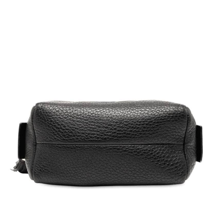 Gucci Leather Soho Cosmetic Pouch Black Leather Good condition - Inside View