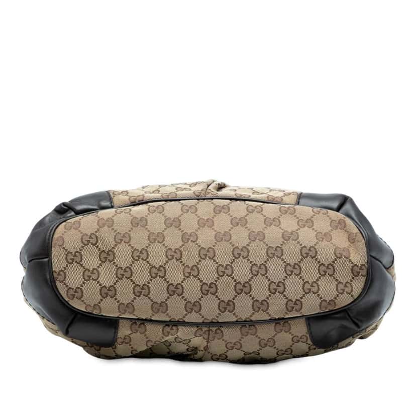 Gucci GG Canvas Sukey Satchel Brown Canvas Good condition - Inside View
