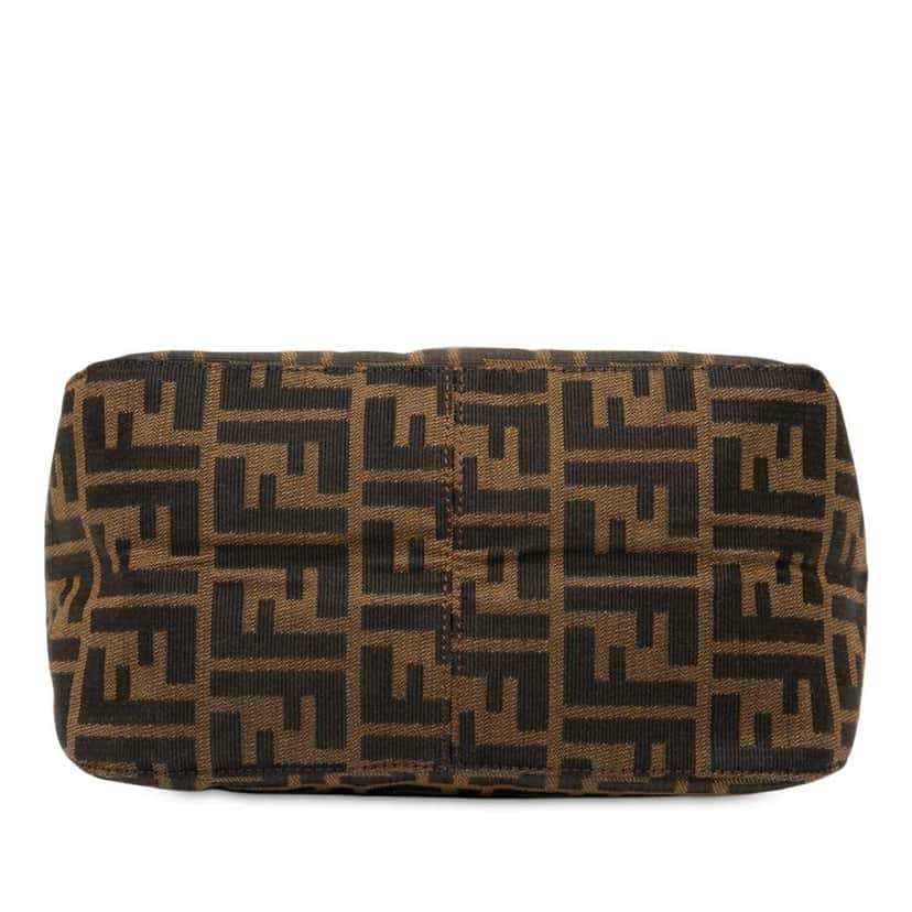 Fendi Zucca Canvas Double Flap Mamma Brown Canvas Good condition - Inside View