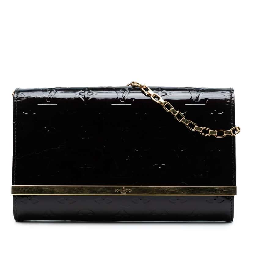 Louis Vuitton Monogram Vernis Ana Purple Leather Good condition - Front View