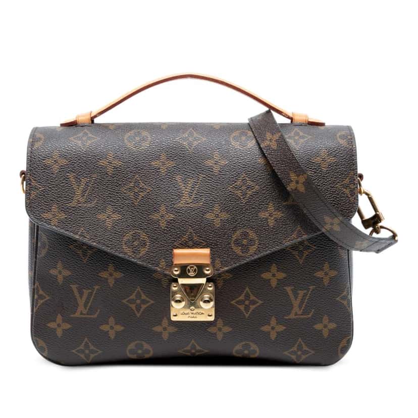 Louis Vuitton Monogram Pochette Metis Brown Good condition - Front View