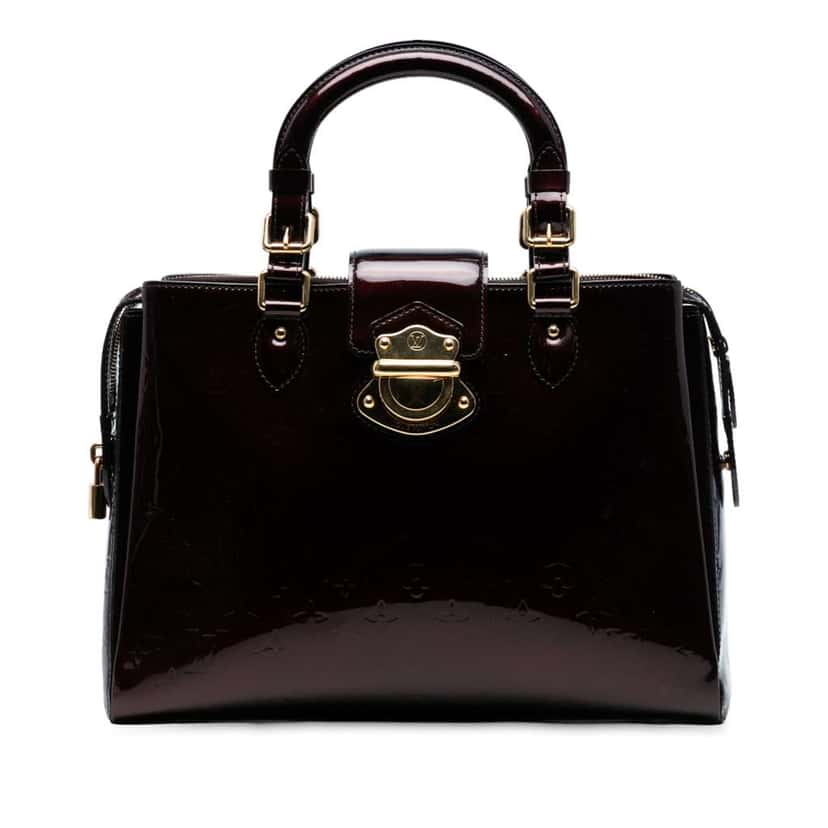 Louis Vuitton Monogram Vernis Melrose Avenue Purple Leather Good condition - Front View