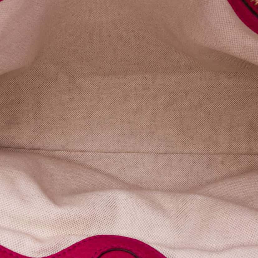 Gucci Medium Calfskin Bamboo Shopper Satchel Pink Leather Good condition - Box View