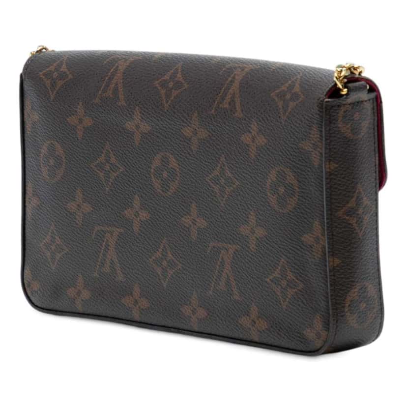 Louis Vuitton Monogram Pochette Felicie Brown Good condition - Back View