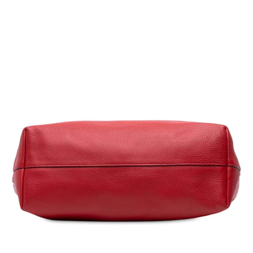 Prada Vitello Daino Open Convertible Tote Red Leather Good condition - Inside View