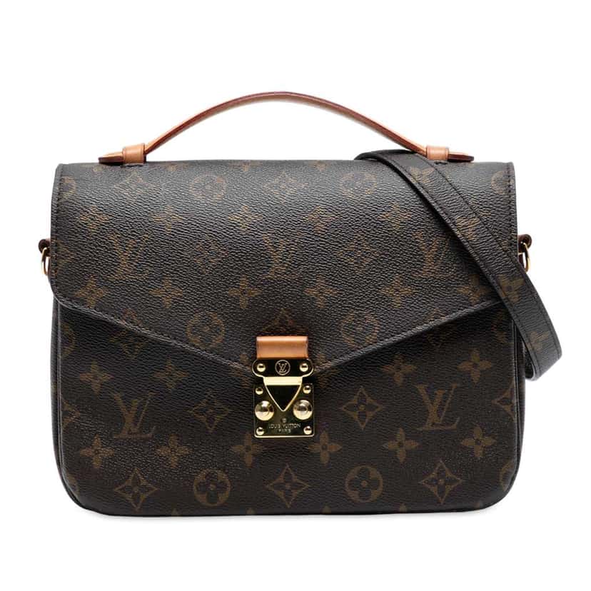 Louis Vuitton Monogram Pochette Metis Brown Good condition - Front View