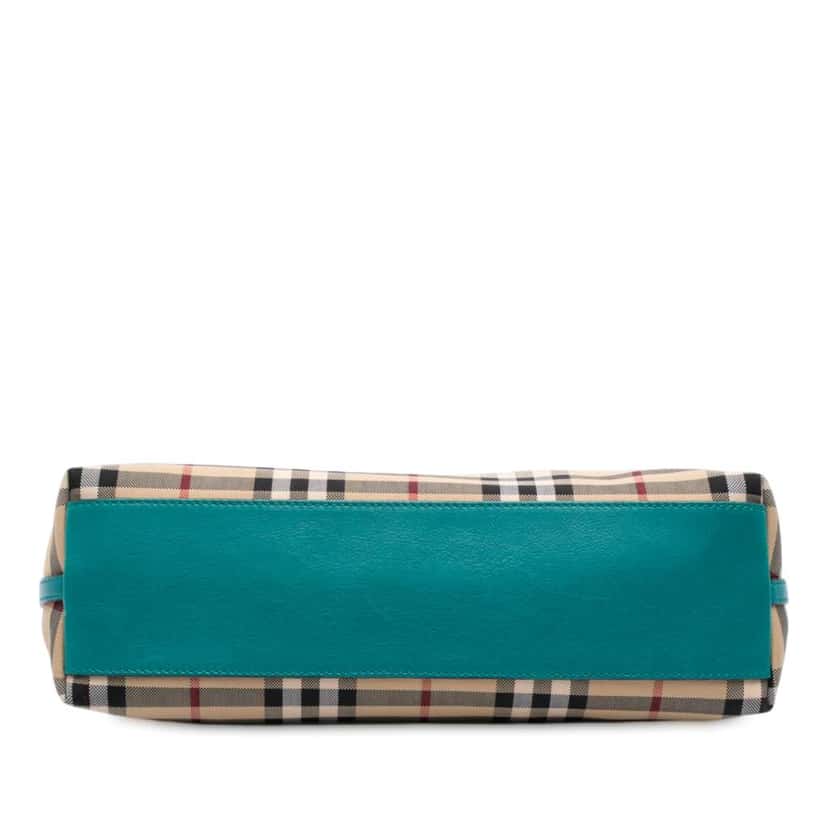 Burberry Haymarket Check Coated Canvas Leah Crossbody Brown Canvas Fair condition - Inside View