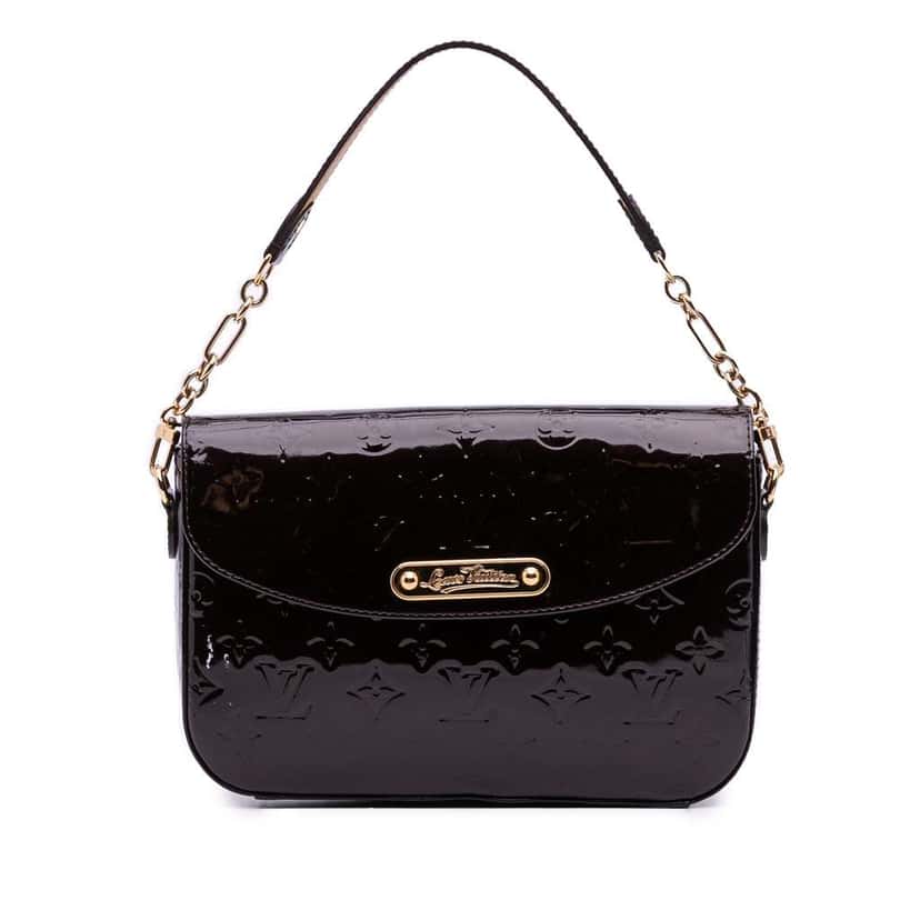 Louis Vuitton Monogram Vernis Rodeo Drive Purple Leather Good condition - Front View