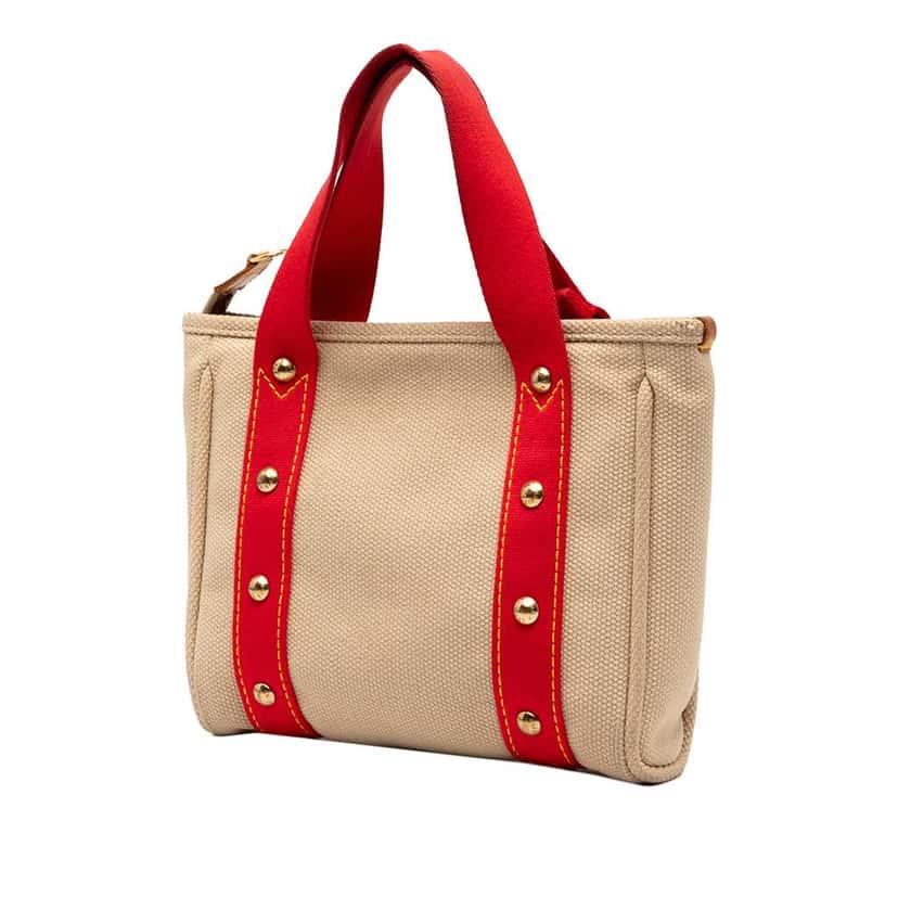 Louis Vuitton Antigua Cabas PM Brown Canvas Good condition - Back View