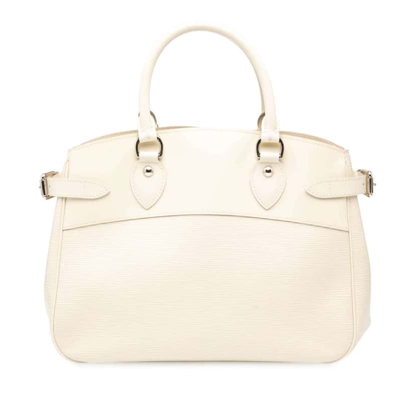 Louis Vuitton Epi Passy PM White Leather Good condition - Front View