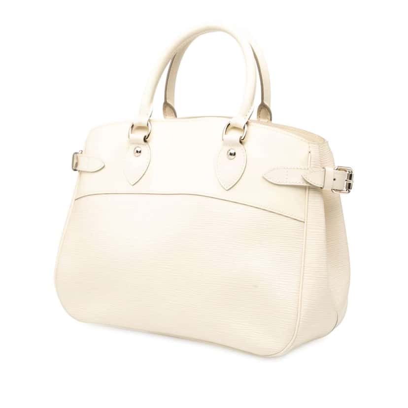 Louis Vuitton Epi Passy PM White Leather Good condition - Back View