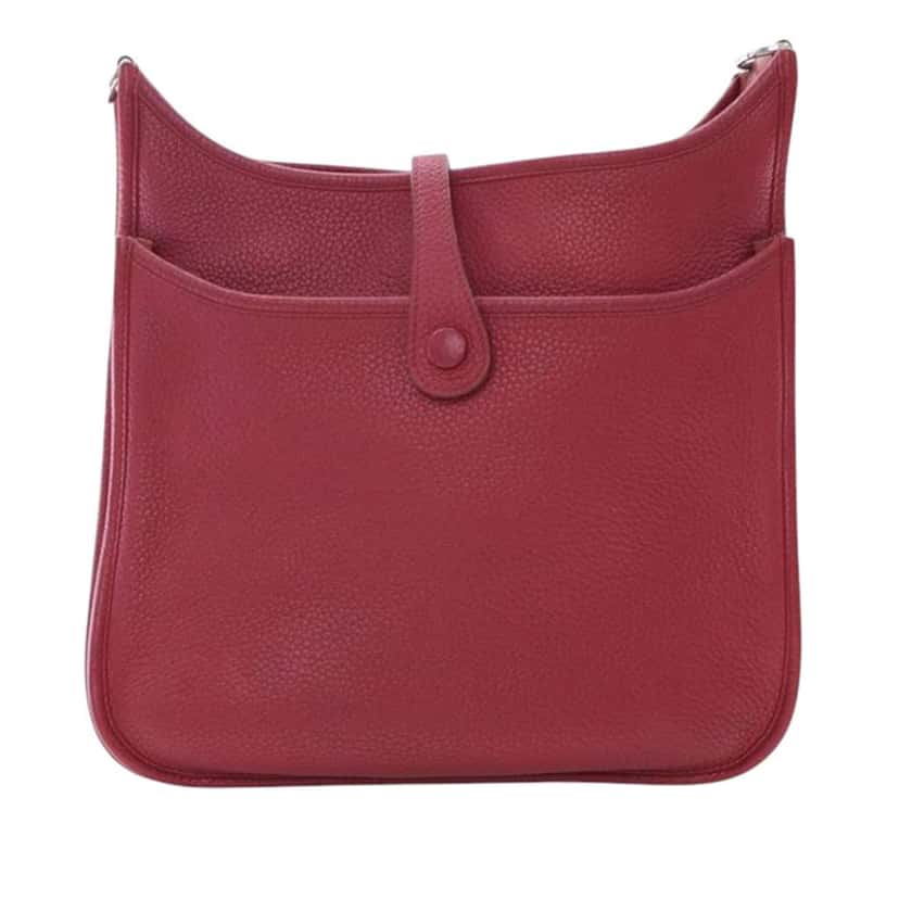 Hermès Clemence Evelyne III 29 Red Leather Good condition - Inside View
