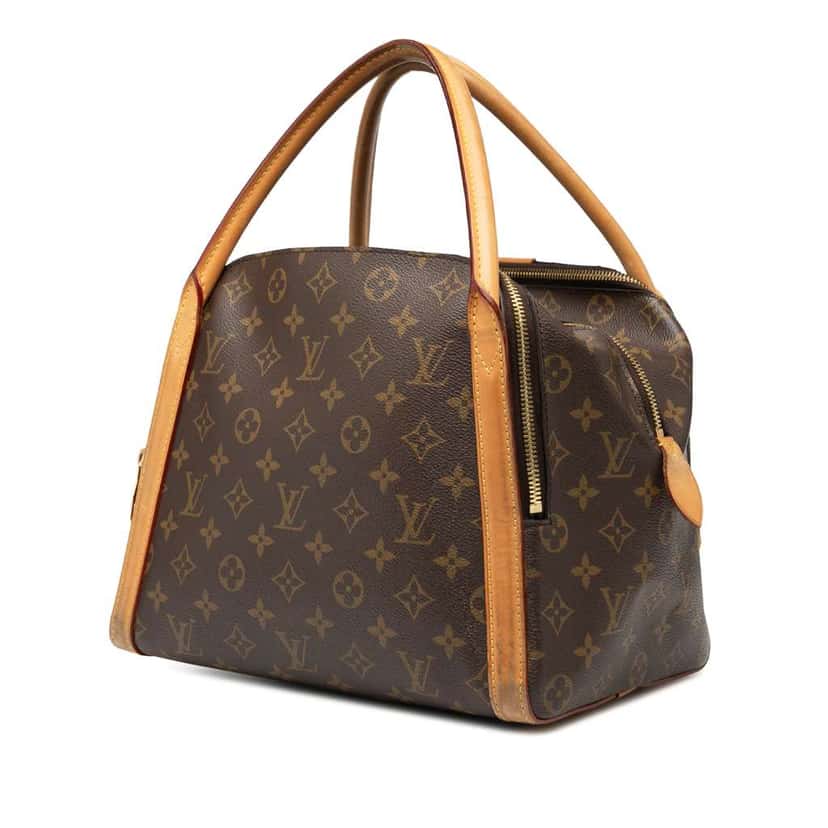 Louis Vuitton Monogram Marais MM Brown Good condition - Back View