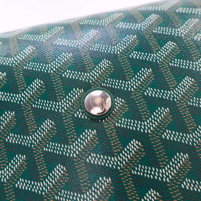 Goyard Goyardine Capetien MM Messenger Green Canvas Good condition - Box View