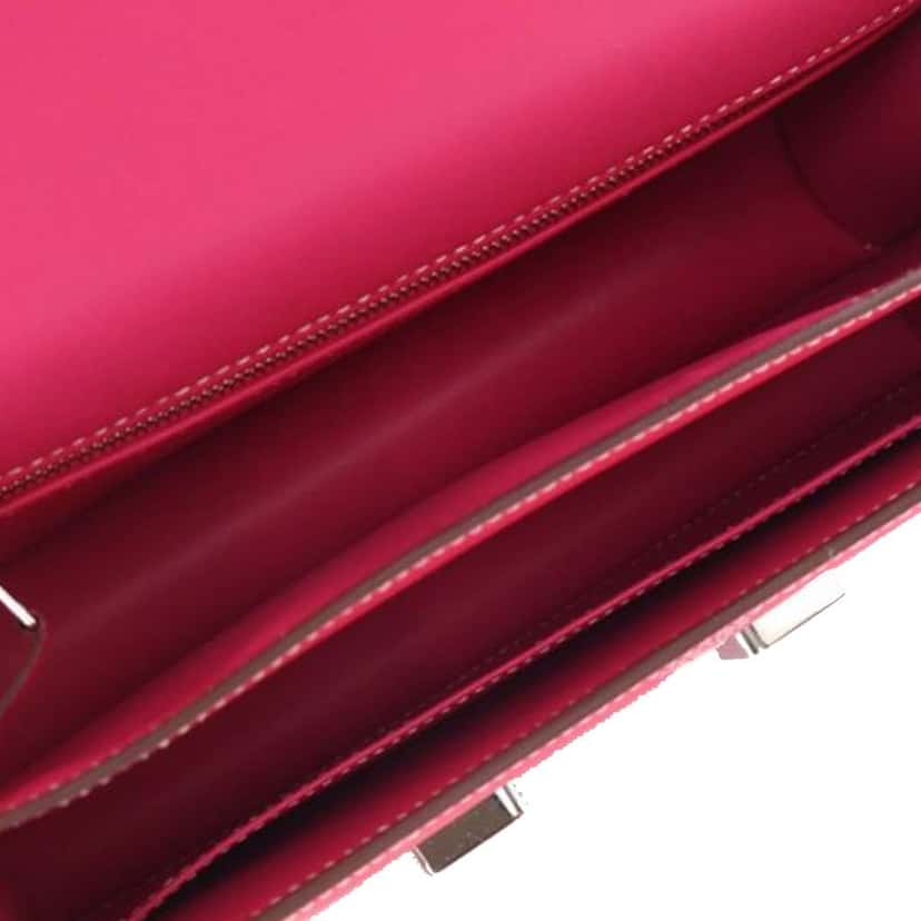 Hermès Epsom Constance 24 Pink Leather Good condition - Model View