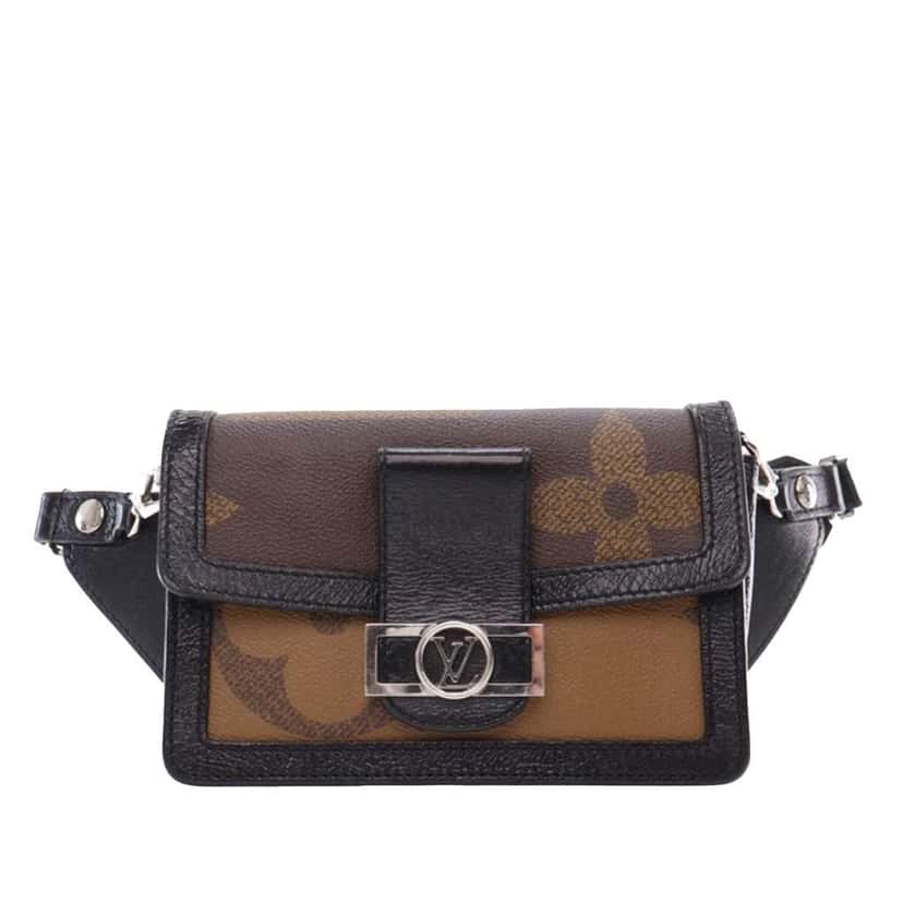 Louis Vuitton Monogram Giant Reverse Dauphine Brown Good condition - Front View