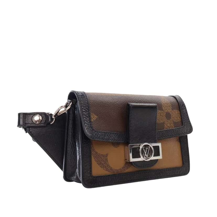 Louis Vuitton Monogram Giant Reverse Dauphine Brown Good condition - Back View